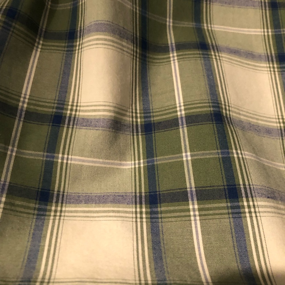 Carhartt Men's Green Plaid Short Sleeve Shirt - Picture 5 of 7